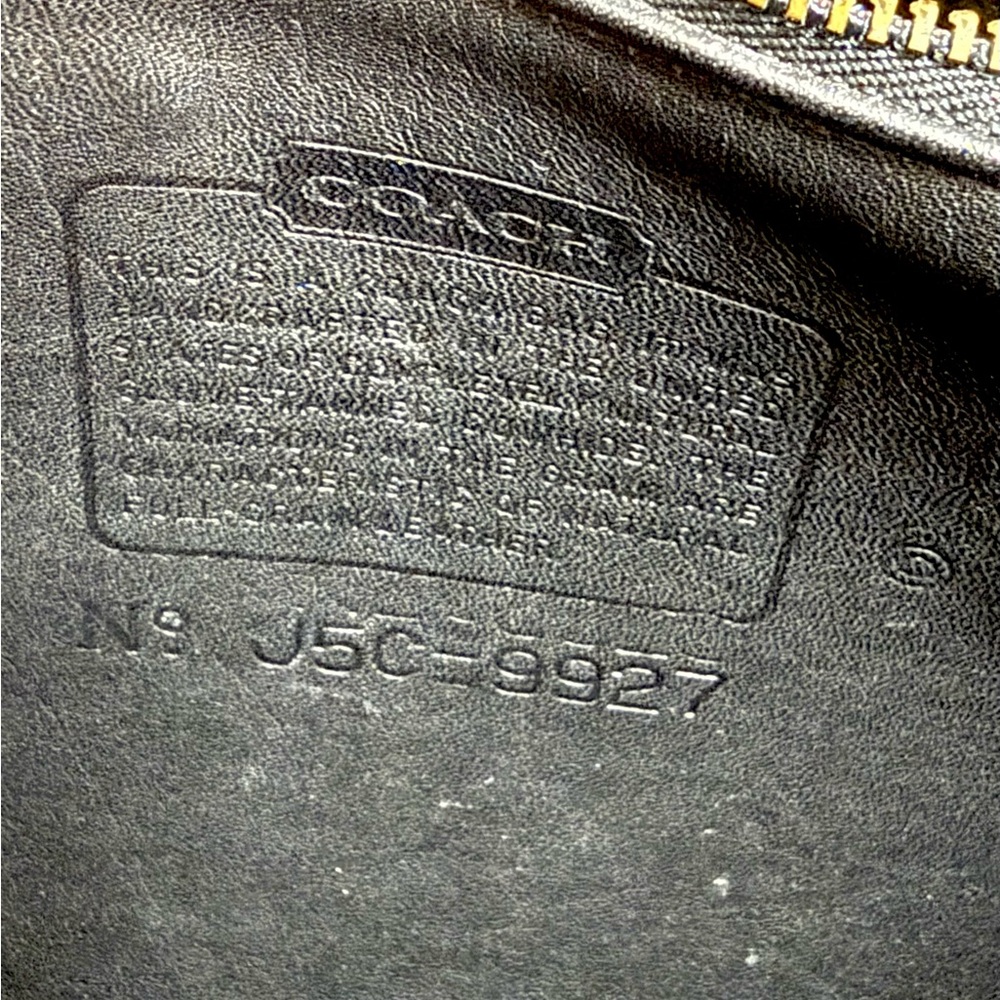 Vintage Coach Willis in Black - No. J5C-9927 - Picture 7 of 7